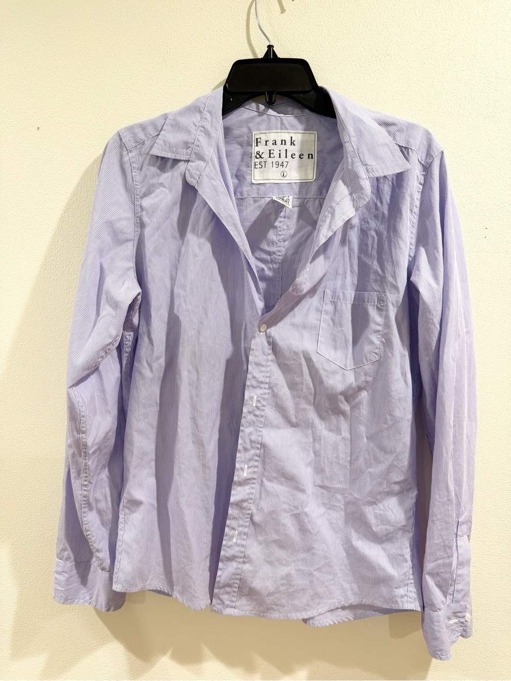 Frank & Eileen Barry Button Up Shirt Top Large